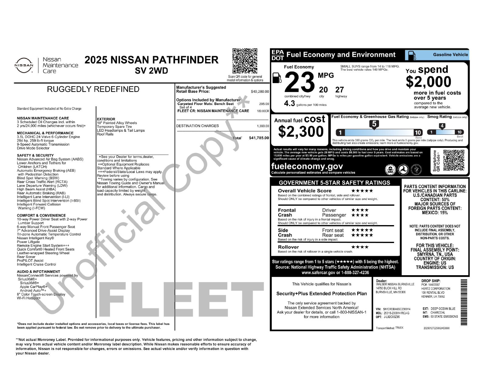 Used 2025 Nissan Pathfinder SV SUV