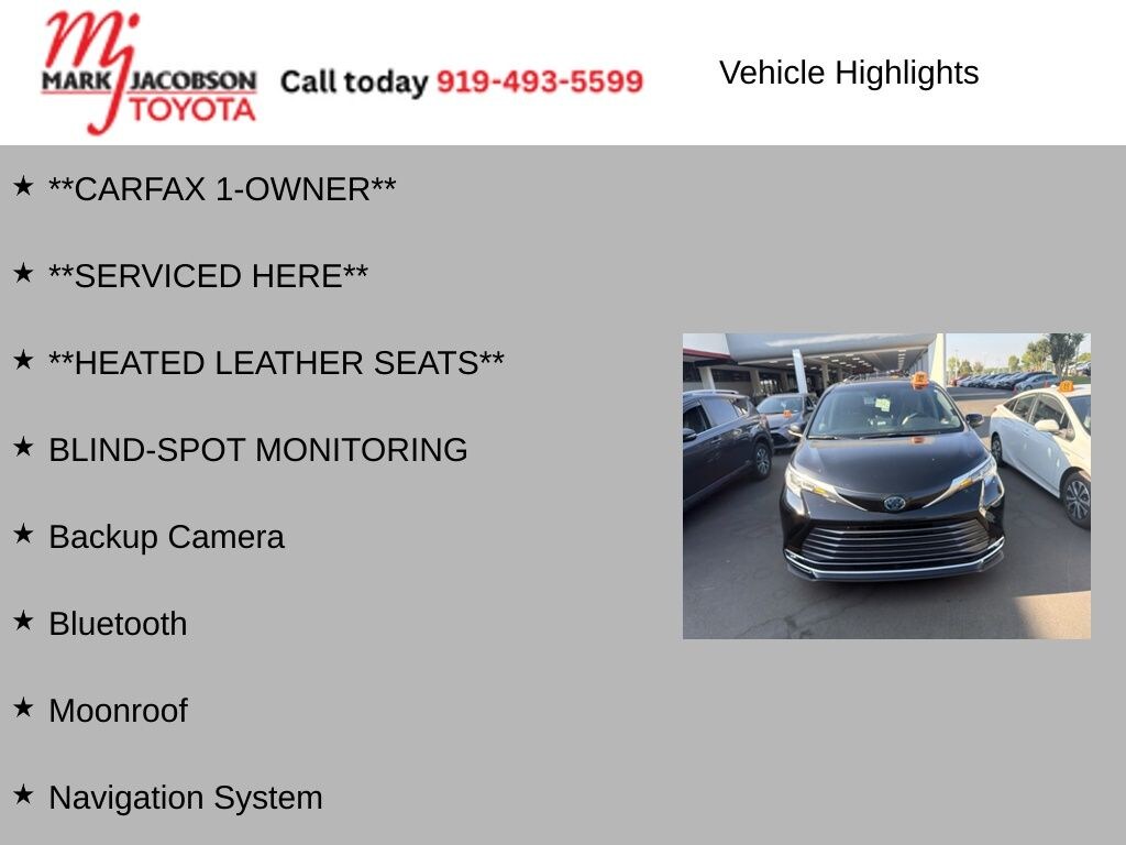 Certified 2023 Toyota Sienna Limited Minivan/Van