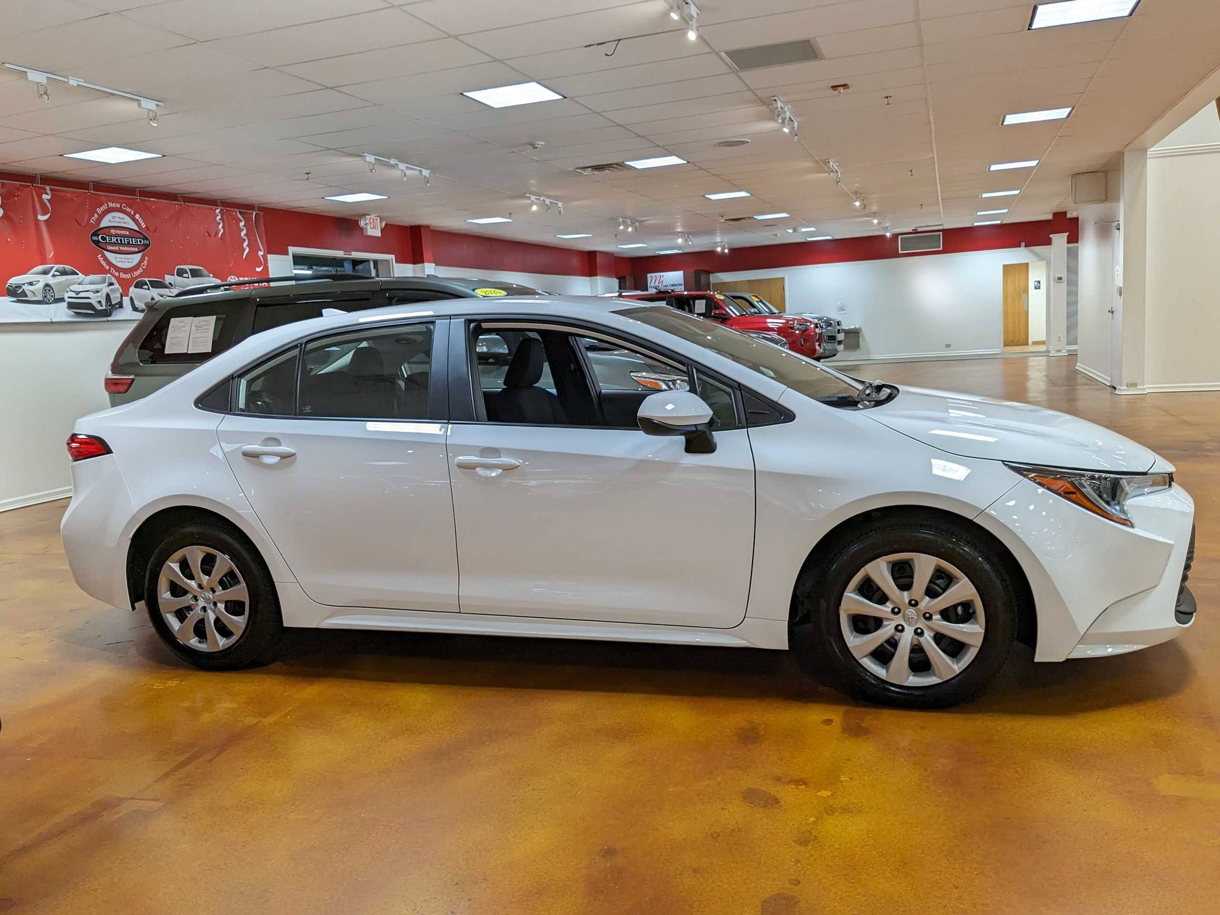 Certified 2023 Toyota Corolla LE with VIN 5YFB4MDE4PP002201 for sale in Lighthouse Point, FL