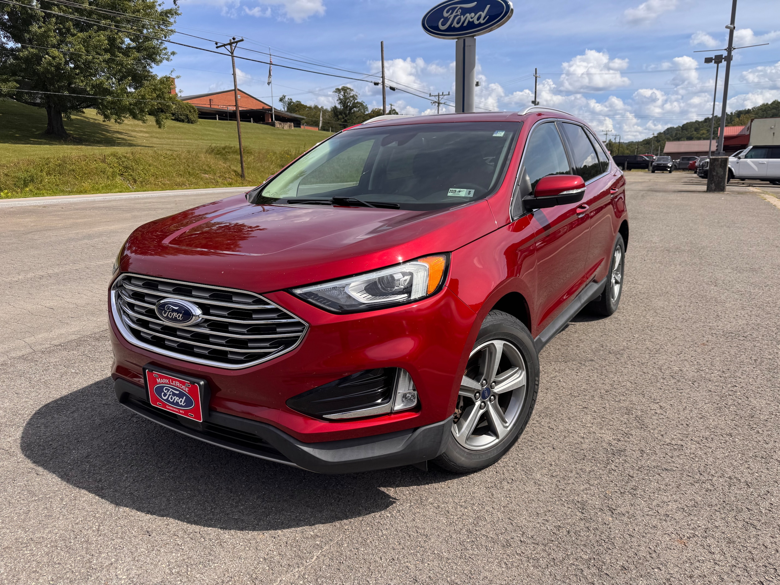 Used 2019 Ford Edge SEL with VIN 2FMPK4J93KBB20496 for sale in Gassaway, WV