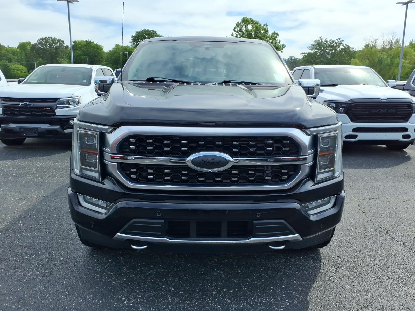Used 2022 Ford F-150 Platinum with VIN 1FTFW1ED4NFB57545 for sale in Little Rock
