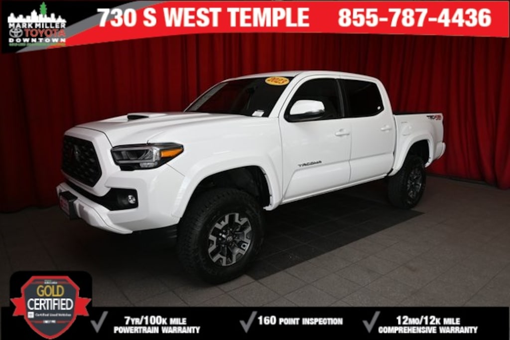Certified 2023 Toyota Tacoma TRD Sport V6 Truck Double Cab