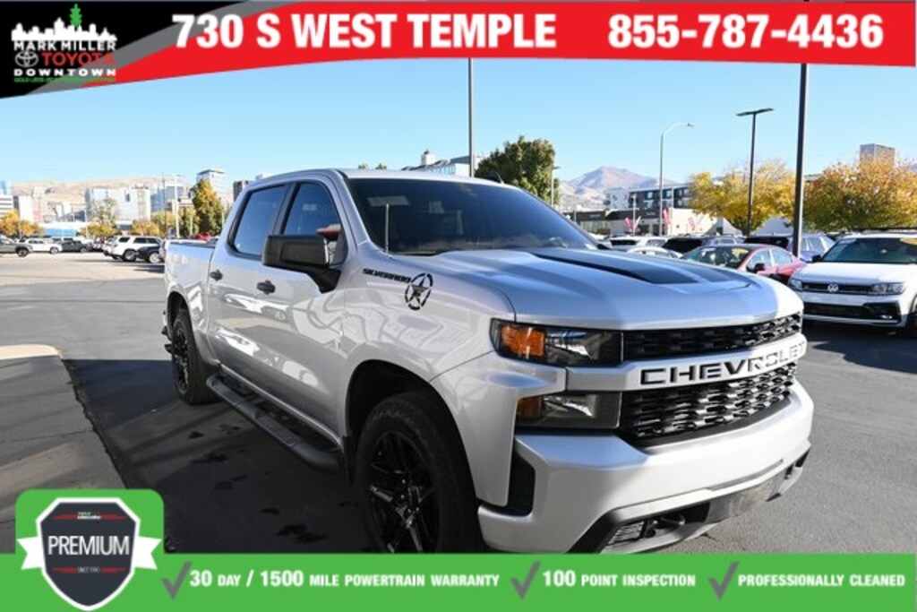 Used 2021 Chevrolet Silverado 1500 Custom Truck Crew Cab