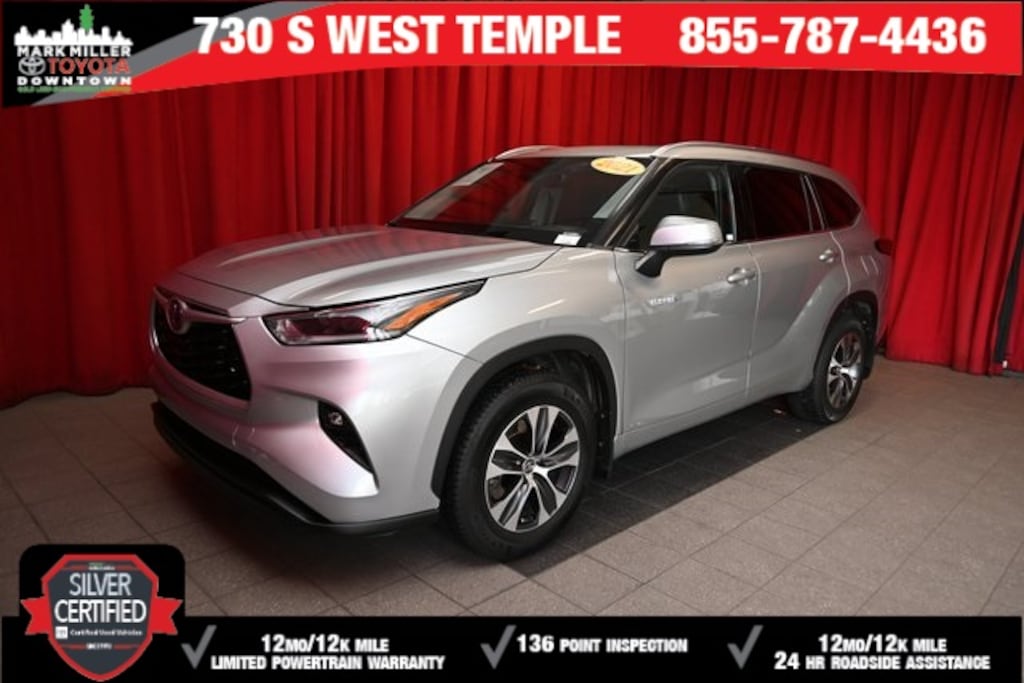 Certified 2021 Toyota Highlander Hybrid XLE SUV