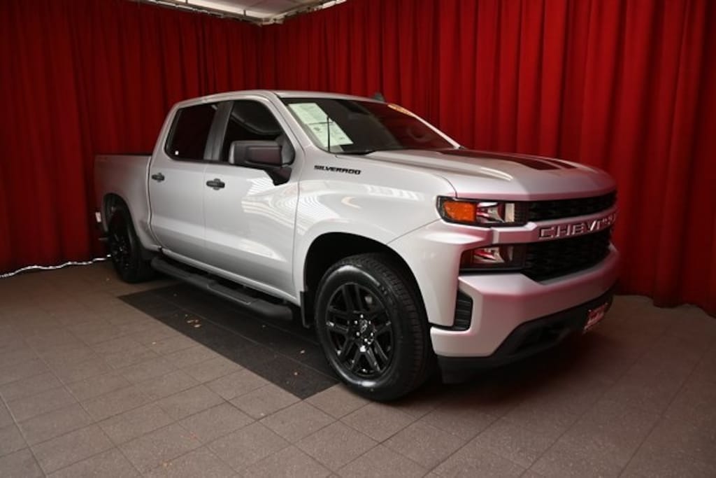 Used 2021 Chevrolet Silverado 1500 Custom Truck Crew Cab