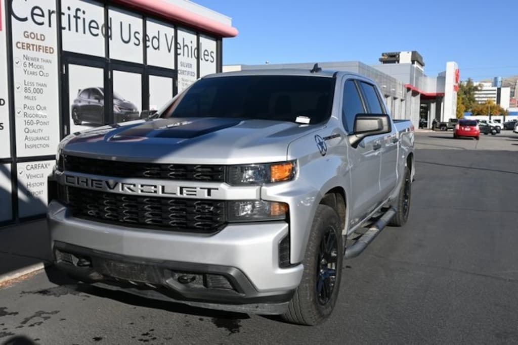 Used 2021 Chevrolet Silverado 1500 Custom Truck Crew Cab