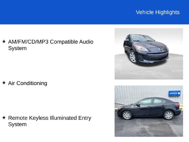 Used 2013 Mazda MAZDA3 i SV with VIN JM1BL1TF0D1769913 for sale in Defiance, OH