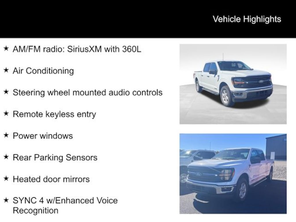 New 2025 Ford F-150 XLT Truck