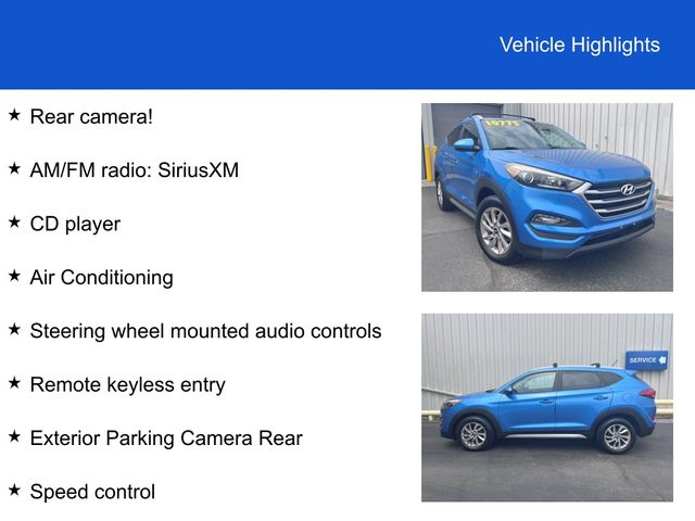 Used 2017 Hyundai Tucson SE with VIN KM8J33A42HU294239 for sale in Defiance, OH