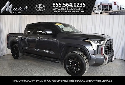 Used 2023 Toyota Tundra SR5 4WD w/TRD Off Road Premium Package CrewMax Truck for Sale in Plover, WI
