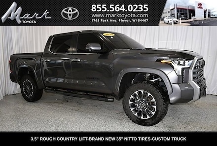 Used 2024 Toyota Tundra Hybrid Limited 4WD w/Rough Country Lift & Custom Off Road CrewMax Truck for Sale in Plover, WI