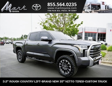 Used 2024 Toyota Tundra Hybrid Limited 4WD w/Rough Country Lift & Custom Off Road CrewMax Truck for Sale in Plover, WI