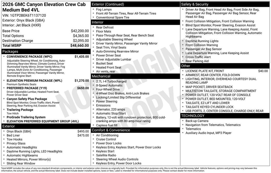 2026 GMC Canyon Elevation - Photo 38