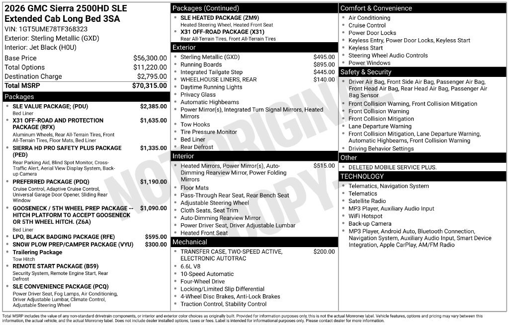 2026 GMC Sierra 2500HD SLE - Photo 26