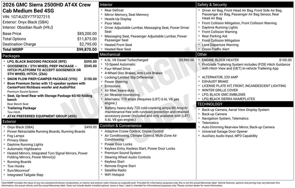 2026 GMC Sierra 2500HD AT4X - Photo 55