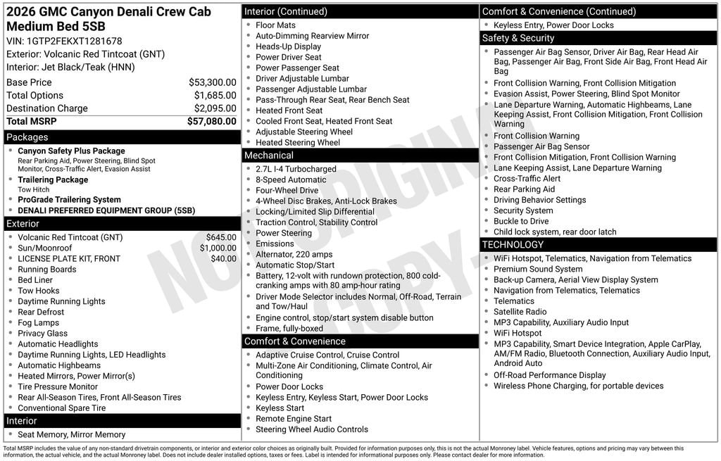 2026 GMC Canyon Denali - Photo 26