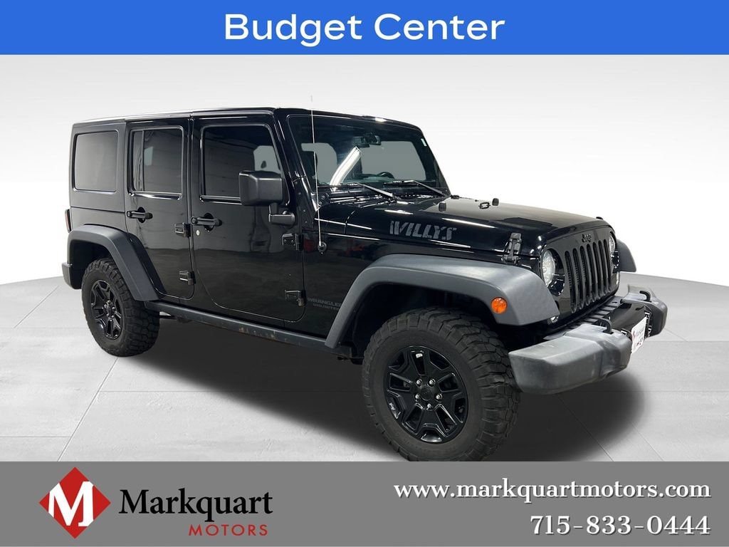 Used 2017 Jeep Wrangler Unlimited Willys Wheeler SUV