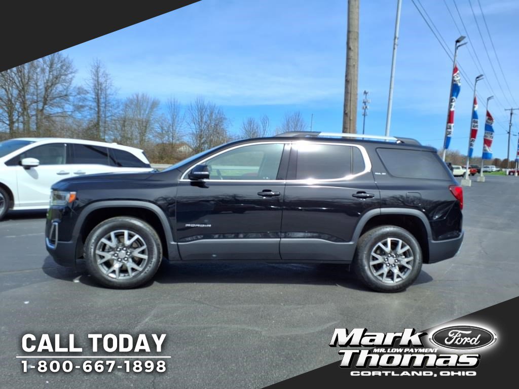 Used 2022 GMC Acadia SLE with VIN 1GKKNRL40NZ179032 for sale in Cortland, OH