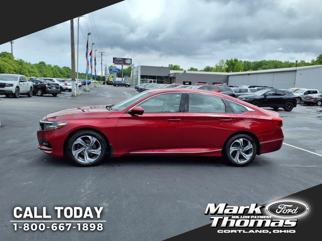 Used 2020 Honda Accord EX-L with VIN 1HGCV1F56LA040123 for sale in Cortland, OH