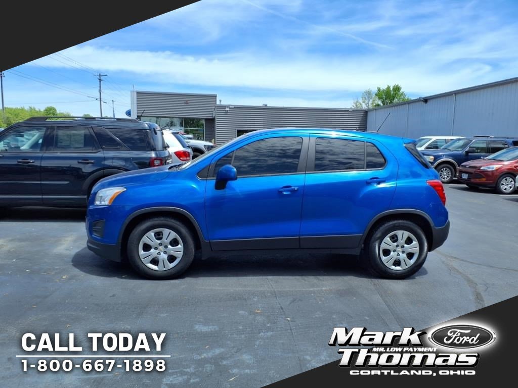 Used 2016 Chevrolet Trax LS with VIN KL7CJKSB3GB701518 for sale in Cortland, OH