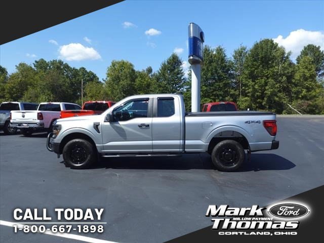 Used 2024 Ford F-150 XL with VIN 1FTEX1LP9RKD44704 for sale in Cortland, OH