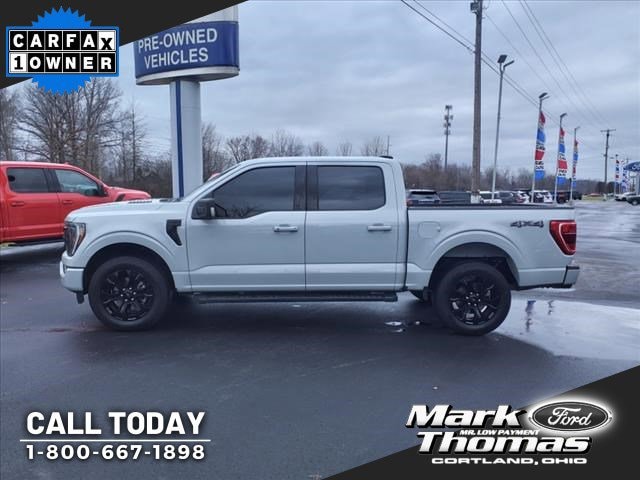 Used 2023 Ford F-150 XLT with VIN 1FTFW1E53PFA50269 for sale in Cortland, OH