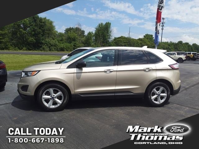 Used 2017 Ford Edge SE with VIN 2FMPK3G90HBC69541 for sale in Cortland, OH