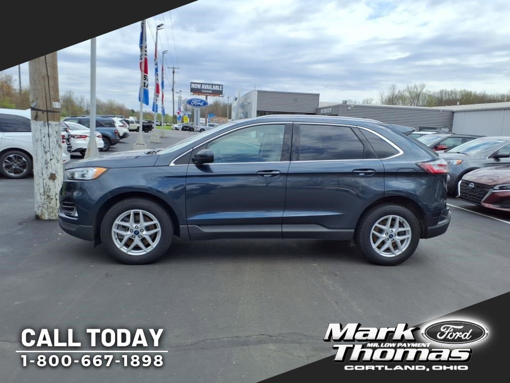 Used 2022 Ford Edge SEL with VIN 2FMPK4J93NBA06177 for sale in Cortland, OH