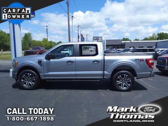 Used 2021 Ford F-150 XL with VIN 1FTEW1EP1MFC99646 for sale in Cortland, OH