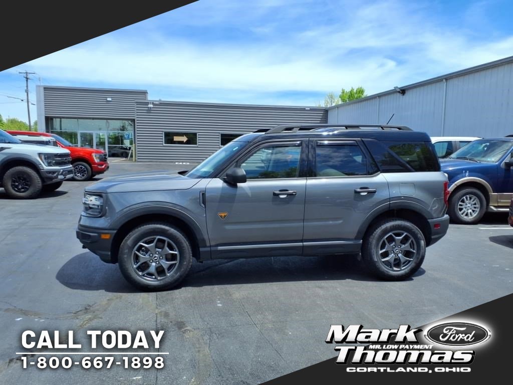 Used 2021 Ford Bronco Sport Badlands with VIN 3FMCR9D9XMRA59963 for sale in Cortland, OH