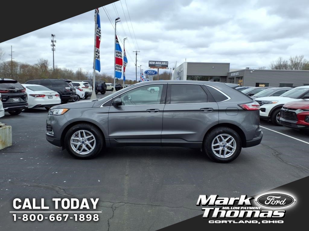 Used 2021 Ford Edge SEL with VIN 2FMPK4J92MBA19095 for sale in Cortland, OH