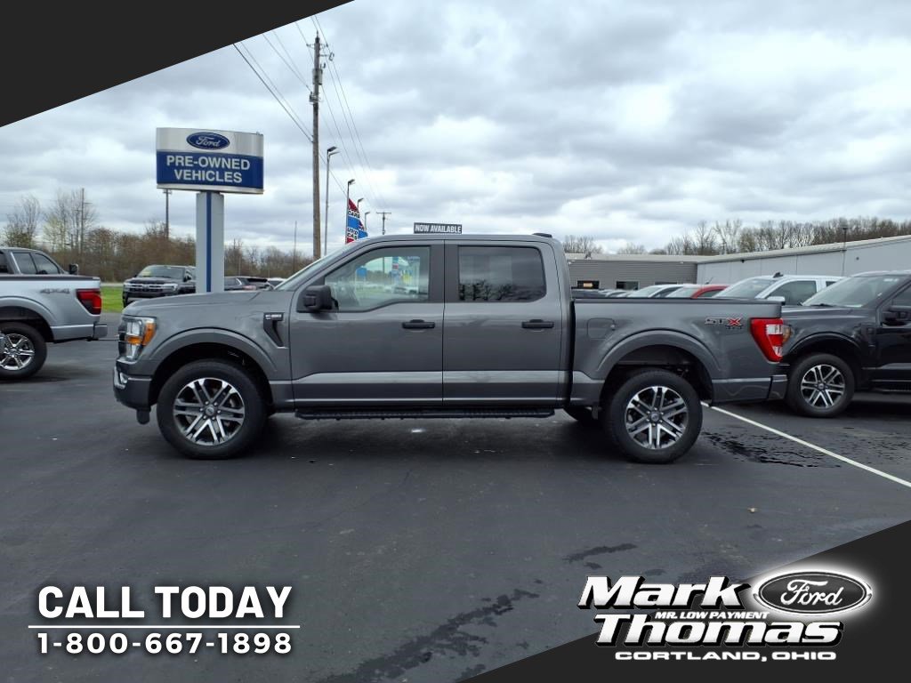 Used 2022 Ford F-150 XL with VIN 1FTEW1EP3NKD74680 for sale in Cortland, OH
