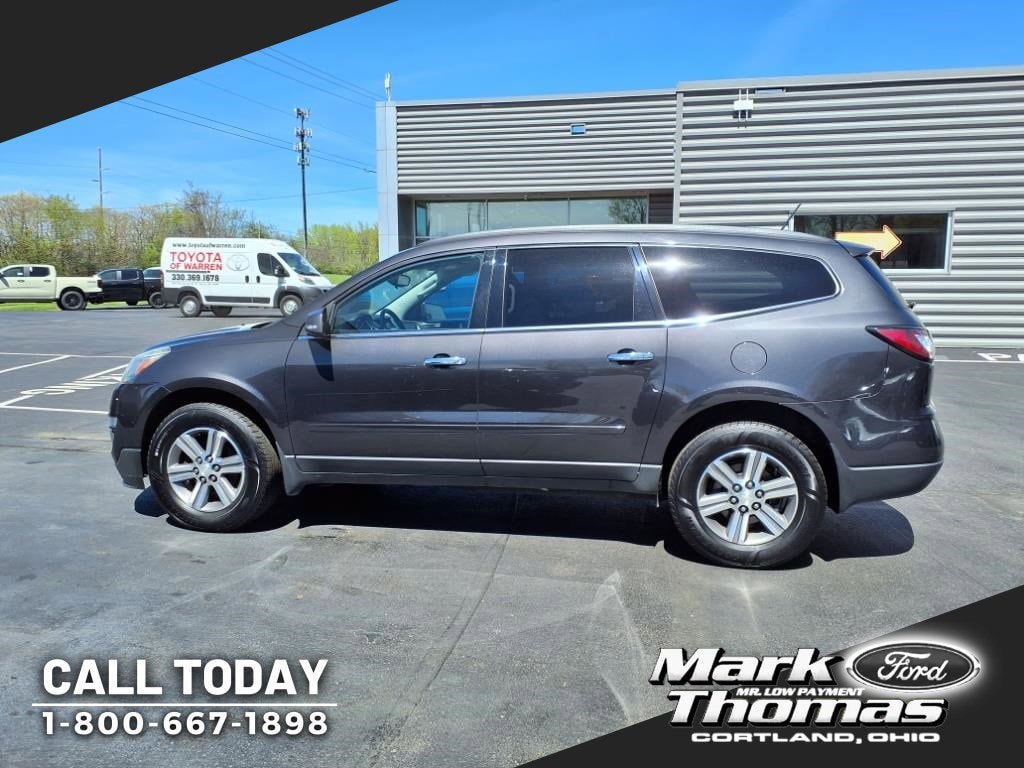 Used 2015 Chevrolet Traverse 1LT with VIN 1GNKVGKDXFJ371227 for sale in Cortland, OH