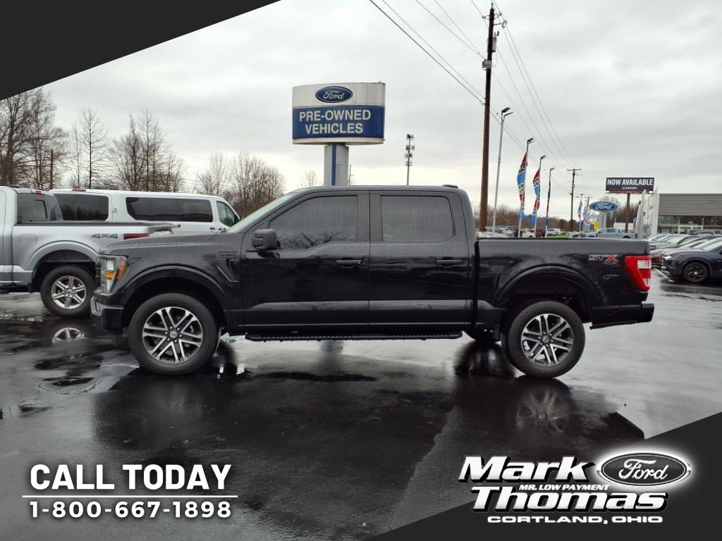 Used 2023 Ford F-150 XL with VIN 1FTEW1EP4PFA60581 for sale in Cortland, OH
