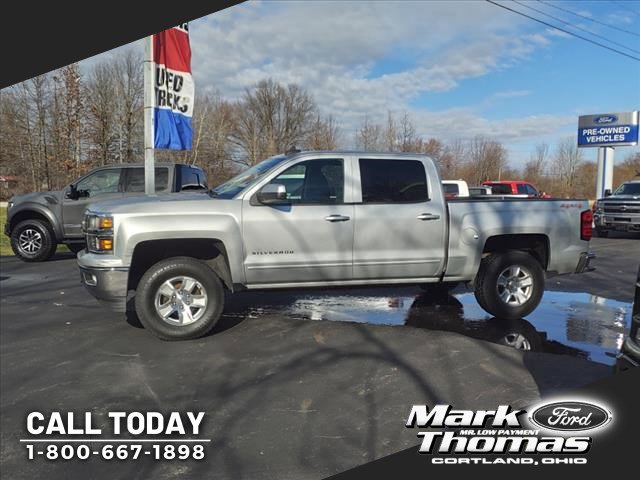 Used 2015 Chevrolet Silverado 1500 LT with VIN 3GCUKREC6FG133644 for sale in Cortland, OH