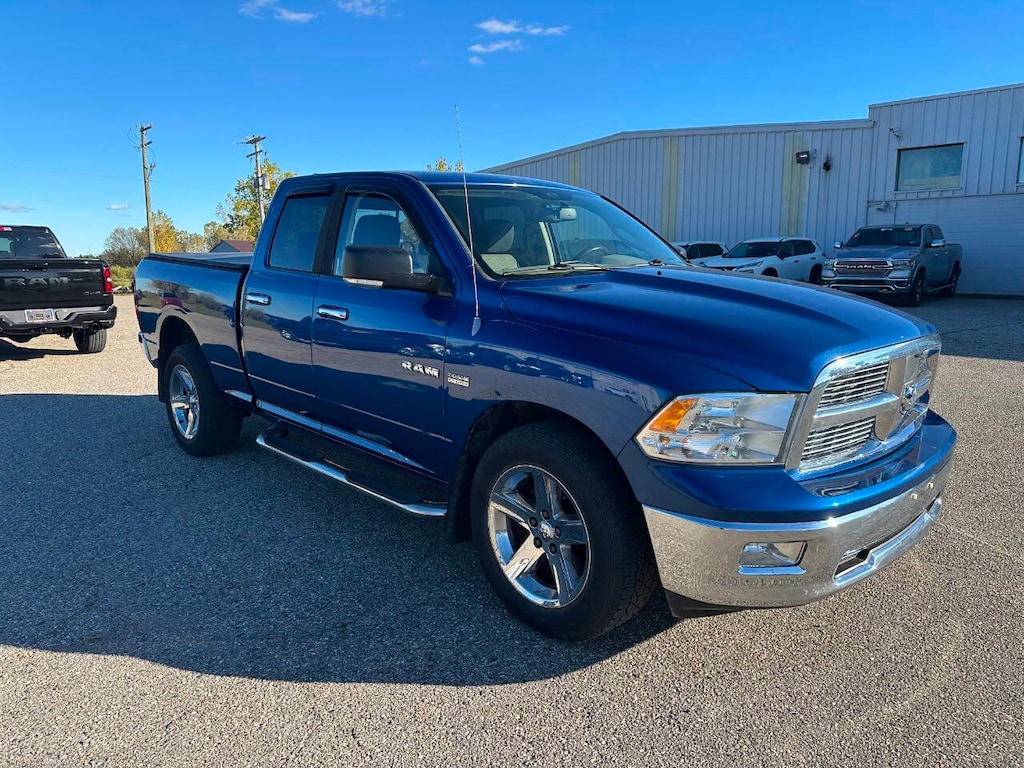 Used 2010 Dodge Ram 1500 SLT 4x4 4dr Quad Cab 6.3 ft. SB Pickup Pickup Truck
