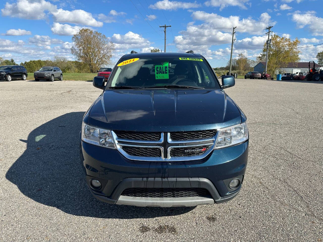 Used 2014 Dodge Journey SXT with VIN 3C4PDCCG9ET276538 for sale in Marlette, MI