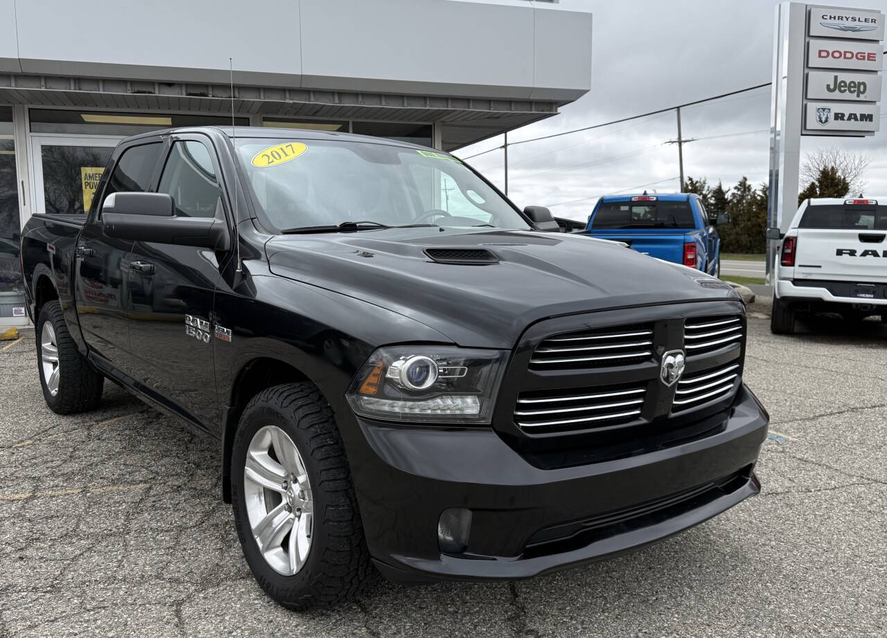 Used 2017 RAM Ram 1500 Sport with VIN 1C6RR7MT8HS551312 for sale in Marlette, MI