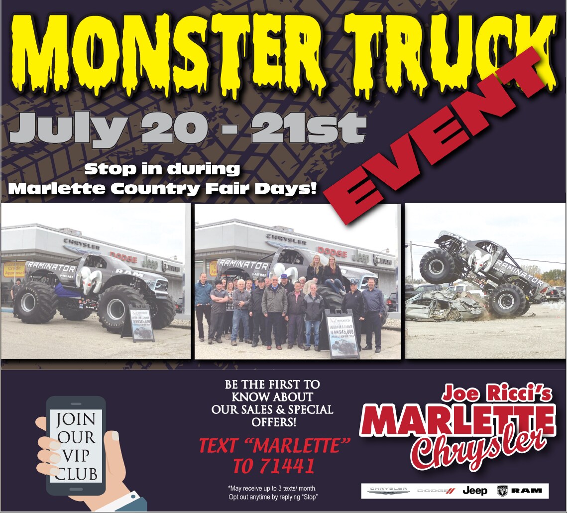 Joe Ricci's Marlette Chrysler Dodge Jeep & Ram New & Used Car Dealer