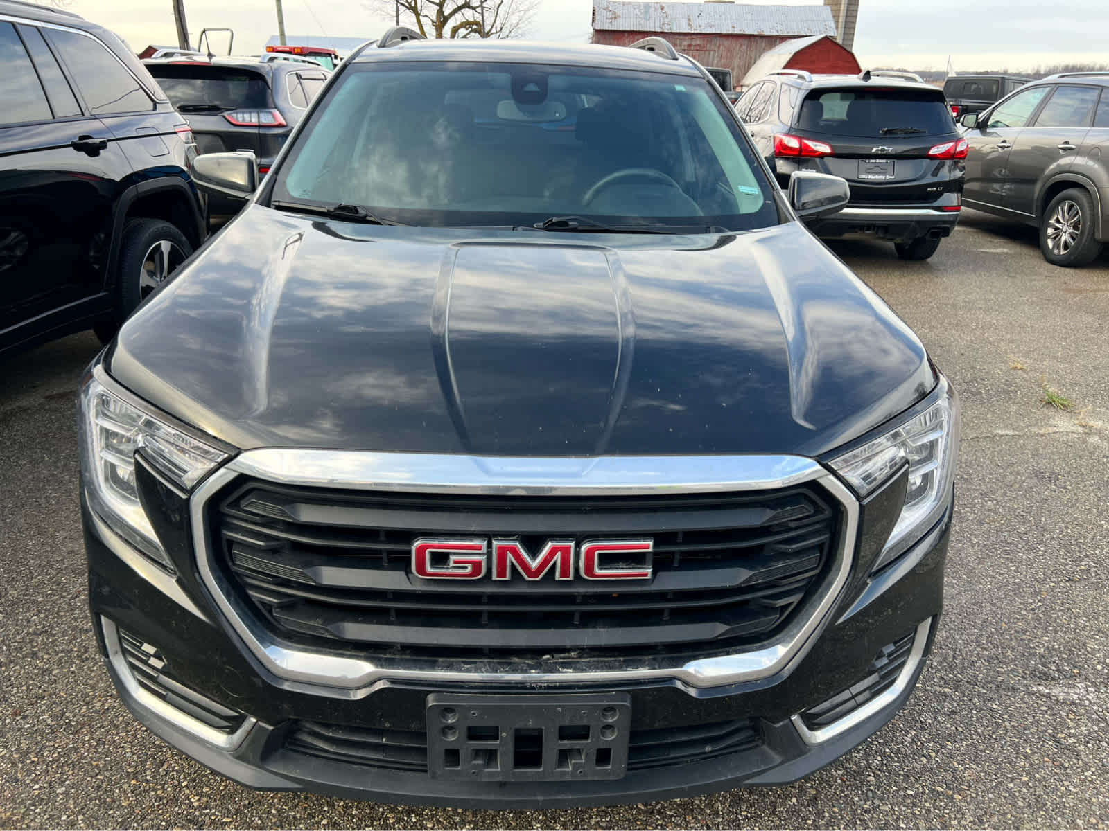 Used 2022 GMC Terrain SLE with VIN 3GKALMEVXNL259469 for sale in Marlette, MI