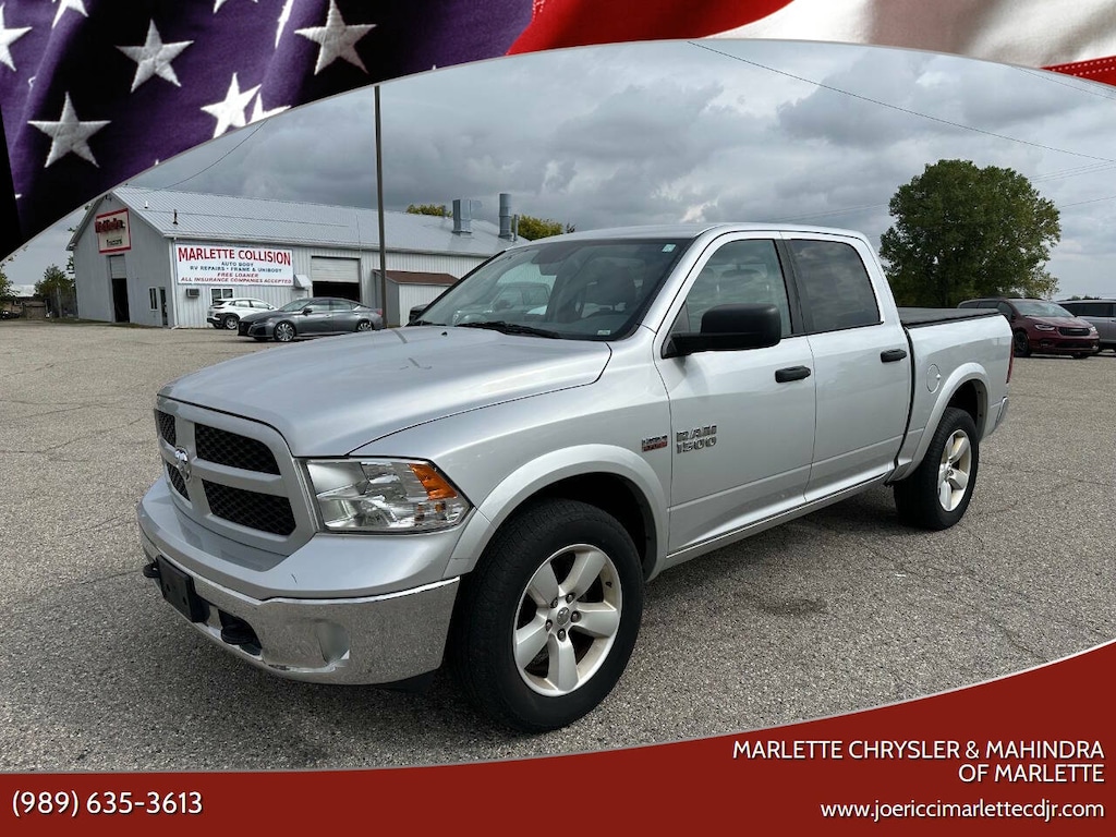 Used 2017 Ram 1500 SLT 4x4 4dr Crew Cab 5.5 ft. SB Pickup Pickup Truck