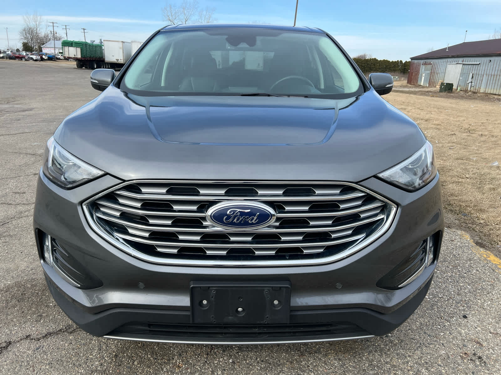 Used 2022 Ford Edge Titanium with VIN 2FMPK4K99NBB08050 for sale in Marlette, MI