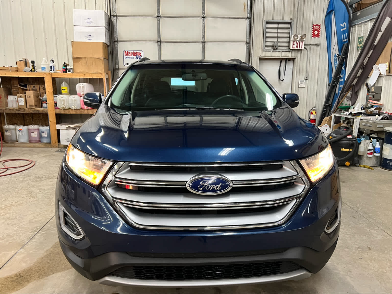 Used 2017 Ford Edge SEL with VIN 2FMPK4J99HBC11863 for sale in Marlette, MI
