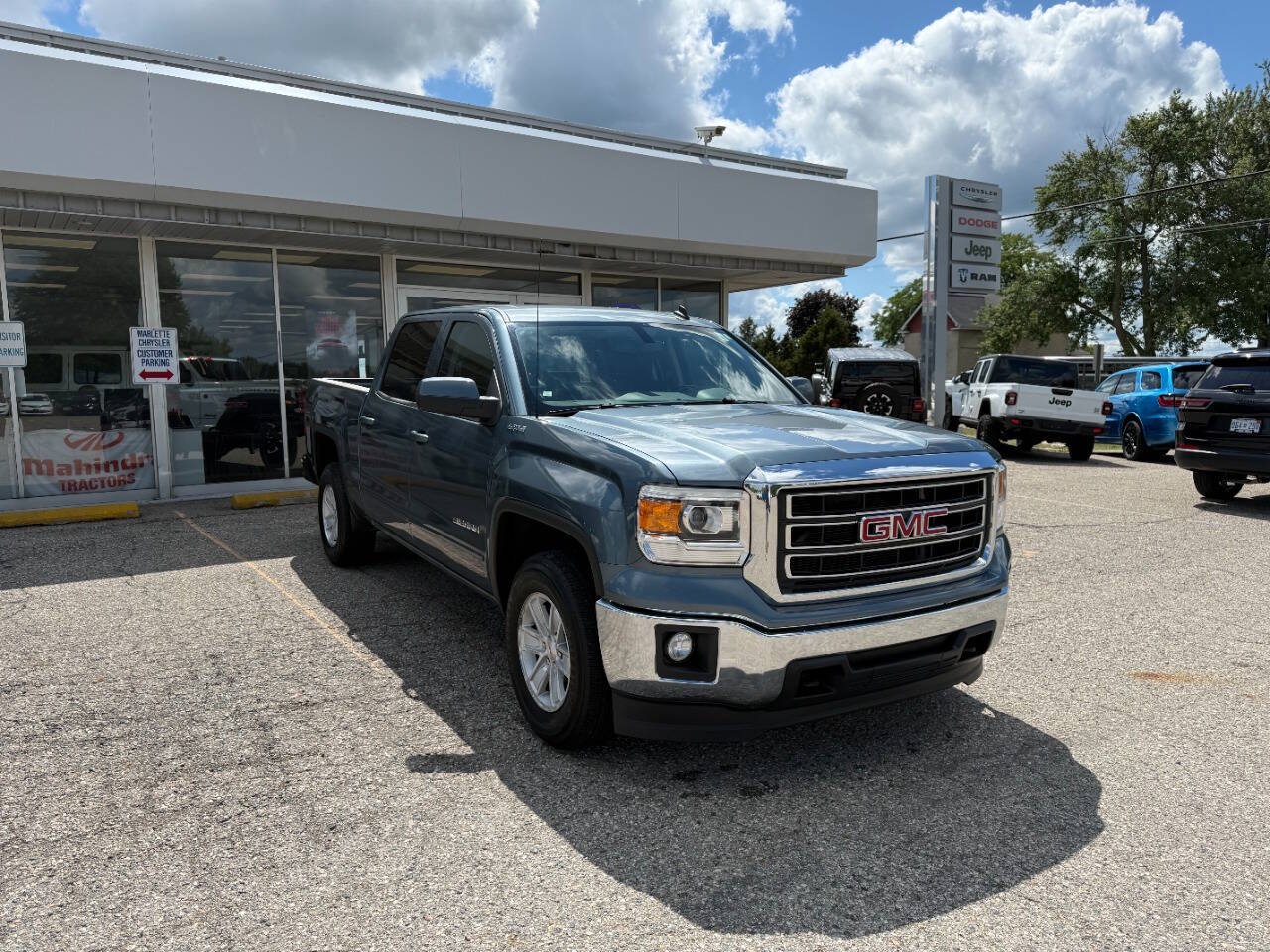 Used 2014 GMC Sierra 1500 SLE with VIN 3GTU2UEC6EG293458 for sale in Marlette, MI