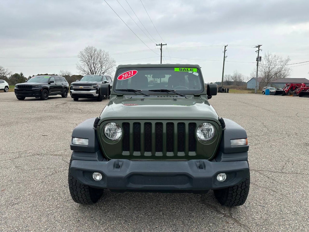 Used 2021 Jeep Wrangler Unlimited Sport 4x4 4dr SUV SUV