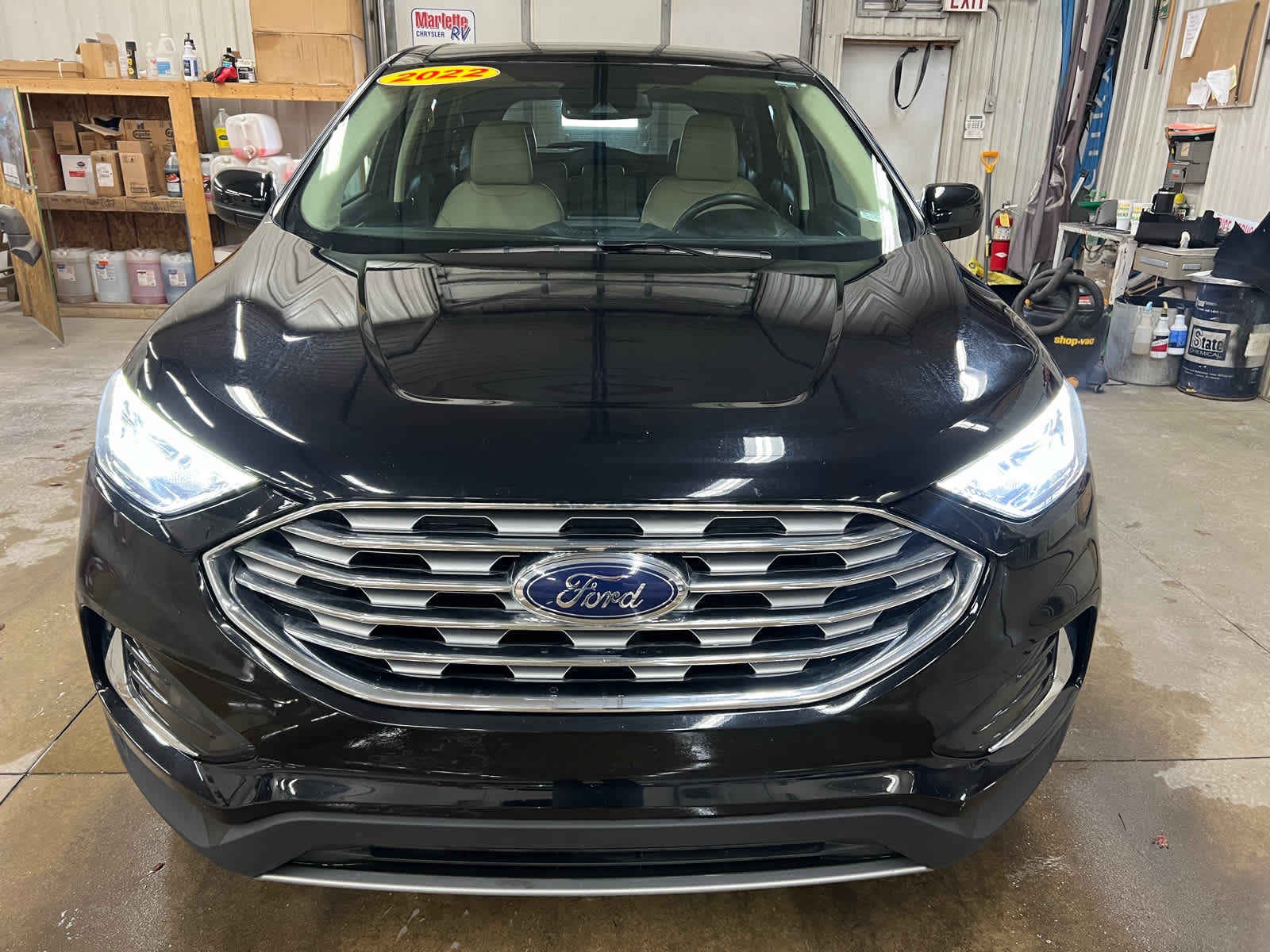 Used 2022 Ford Edge SEL with VIN 2FMPK4J96NBB04653 for sale in Marlette, MI