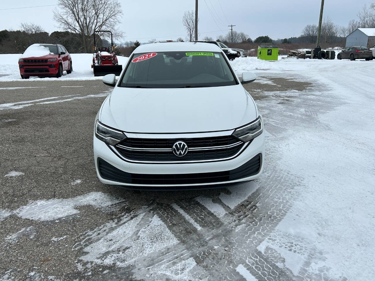 Used 2024 Volkswagen Jetta S with VIN 3VW5M7BU5RM012591 for sale in Marlette, MI