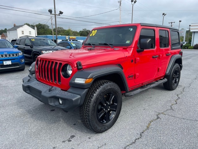 Used 2020 Jeep Wrangler Unlimited Altitude with VIN 1C4HJXDG3LW189793 for sale in Front Royal, VA