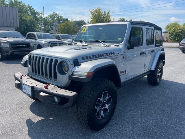 Used 2023 Jeep Wrangler 4-Door Rubicon with VIN 1C4HJXFG3PW500237 for sale in Front Royal, VA