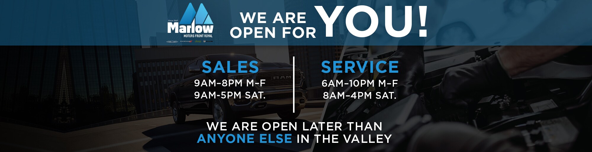 Dodge Chrysler Jeep Ram Dealer Marlow Motors Front Royal